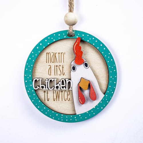 Oenizi BASSWOOD Wooden Christmas Ornaments cover