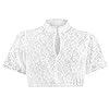 Generisch 2025, Women's 1 Piece Underwired Lingerie Lace Vest Women's Elegant Dirndl Blouse Black Dirndl Blouse Lace Blouse for Oktoberfest Lingerie, White, XL #1