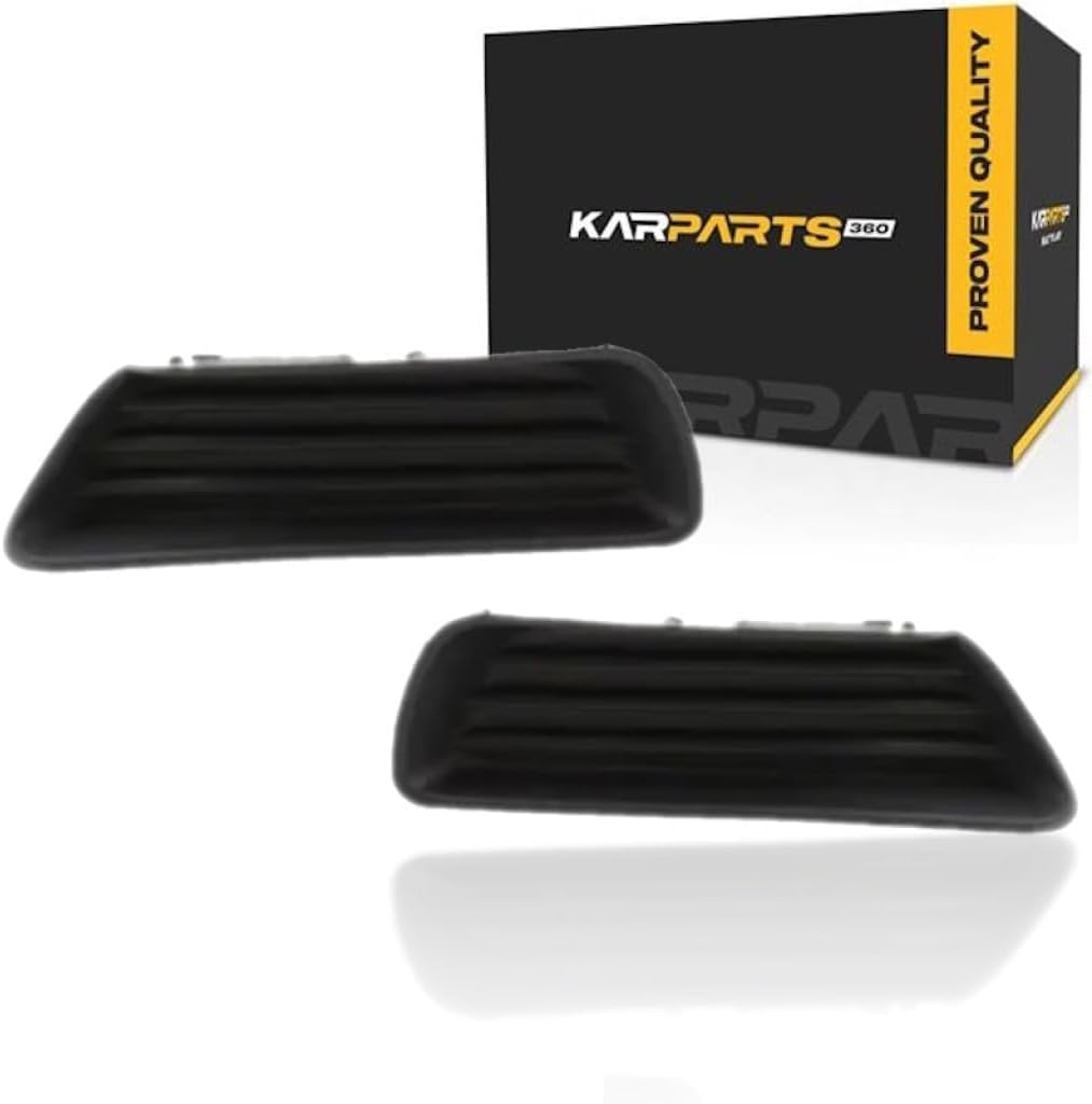 For 2007 2008 2009 Toyota Camry Bumper Cover Fog Light Driver and Passenger Side Pair Front | CE/BASE/LE/SE/XLE Models | TO2598103 | TO2599103 | 52128-06050