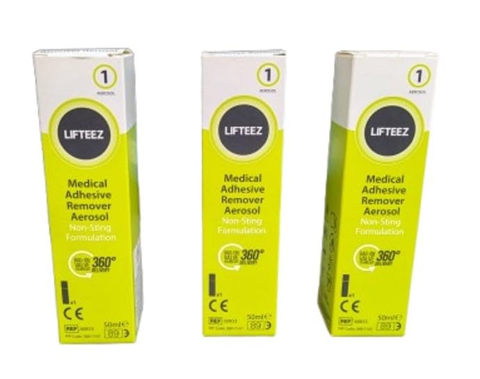 Lifteez Medical Adhesive Remover Spray 50ml x3