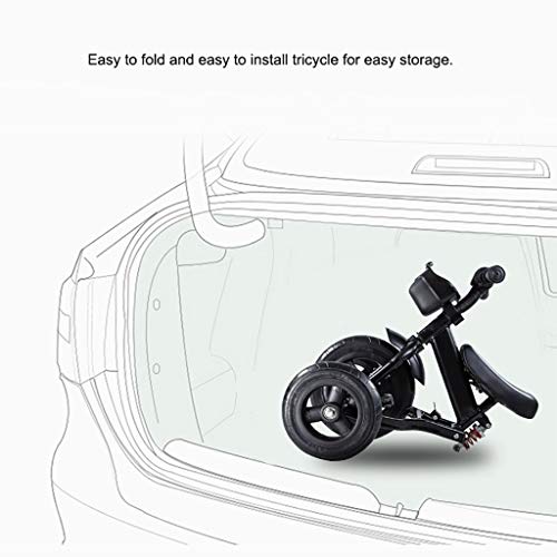 GYF Kinder Trike Kinder Dreirad Dreirad Einfach Klappbar Kinder multifunktions Dreirad Sitz Einstellbare 2-6 Jahre Altes… – Bild 6