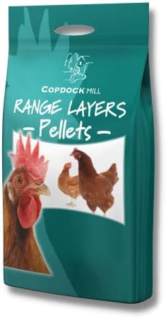 Copdock Mill Range Layers Pellets Poultry Feed 5 Litre Tub  Poultry Food for Chickens and Adult and Laying Poultry, Ducks, Geese, Bantams  100% Natural