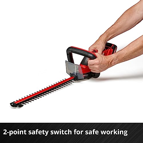 Einhell Cordless Hedge Trimmer 18V Power X-Change, 50cm (20 Inch) Cutting Length, Laser-Cut Diamond-Ground Steel Blades, Without Battery GE-CH 18/50 Li - Image 7