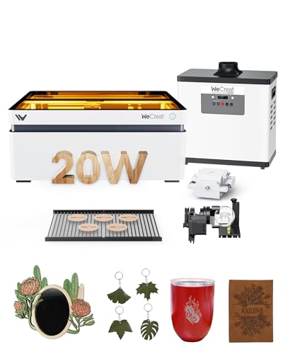 Image of WECREAT Vision 20W Laser Engraver Machine with Auto-Lifting & HD Camera