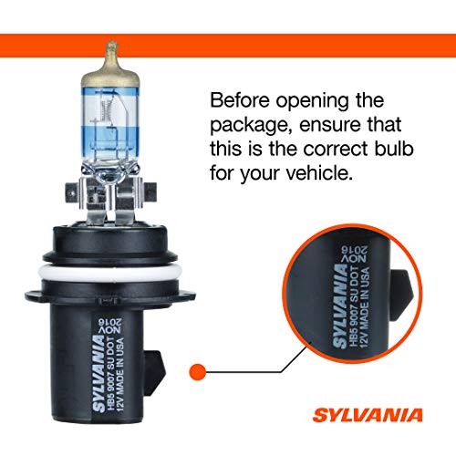 SYLVANIA - 9007 SilverStar Ultra - High Performance Halogen Headlight Bulb, High Beam, Low Beam and Fog Replacement Bulb, Brightest Downroad with Whiter Light, Tri-Band Technology (Contains 2 Bulbs) - Image 6