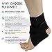 MKEFMEI Ankle Brace for Women & Men, Adjustable Elastic Ankle Support Brace for Sprained, Achilles Tendonitis & Plantar Fasciitis Relief