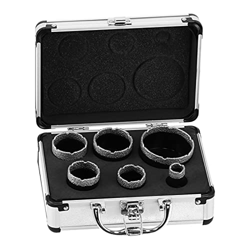 Set de brocas para azulejos de 20mm a 68mm con caja miniatura 6