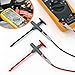 Gasedin 2 PCS Wire Piercing Probe, Puncture Probe Wire Tester for 4mm Banana Plug, Automotive Wire Piercing Test Clip for Multimeter Testing Tool, Repairing Car Accessories