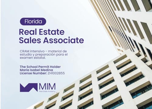 Real Estate Sales Associate FLORIDA: Guía de estudio en español para examen estatal (Spanish Edition)