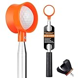 BIRDIEBLAST Golf Ball Retriever Telescopic, with Golf Ball Grabber for End of Putter, 9Ft/12Ft/17Ft/20Ft Stainless Steel Golf Ball Retriever for Water (20FT)