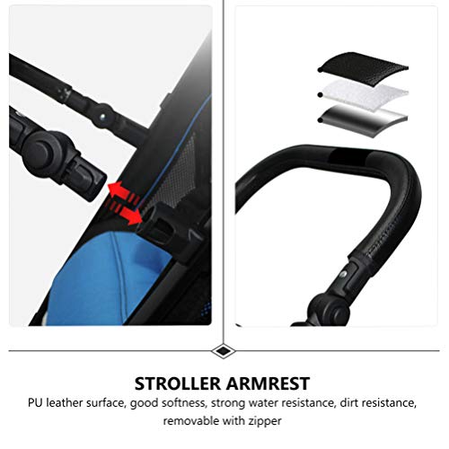 image for Kisangel Baby Stroller Belly bar Stroller Armrest Handle Crossbar Acce