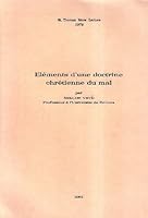 Elements d'Une Doctrine Chretienne Du Mal 2711682358 Book Cover
