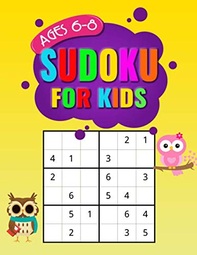 Sudoku for Kids Ages 6-8: 150 Puzzles 6x6 Easy Large Print Sudoku Books ...