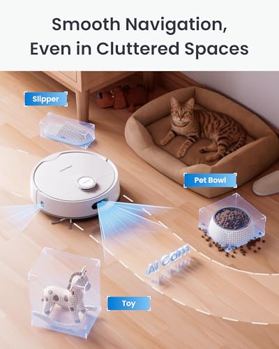 Image of SwitchBot S20 Robot Vacuum and Mop with Matter, 10000Pa Powerful Suction, Roller Mop, AI Navigation, Auto Mop Washing & Drying, 90 Days Hands-Free, Self-Emptying, Works with AppleHome Alexa GoogleHome