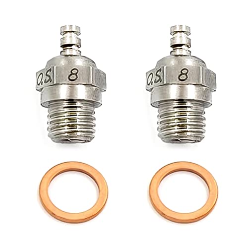 Rc Glow Plugs，Original Os No. 8 Os88 Neutral Heat Head Methanol Engine Spark Plug Methanol Car Universal 0721 #TOP3