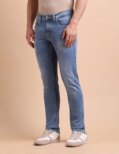 Image of U.S. Polo ASSN. Denim Jeans for Men - Slim Tapered Fit, Mens Jeans for Office & Regular Wear