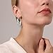 Senteria Silver Hoop Earrings for Women 925 Sterling Silver Hoops Earrings Hypoallergenic Lightweight Large Silver Hoop Earrings Thick Twisted Hoops