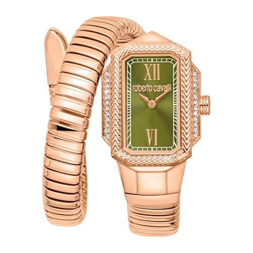 Roberto Cavalli Orologio Analogico Al Quarzo Donna Con Cinturino In Acciaio Inox Rc5L115M0055