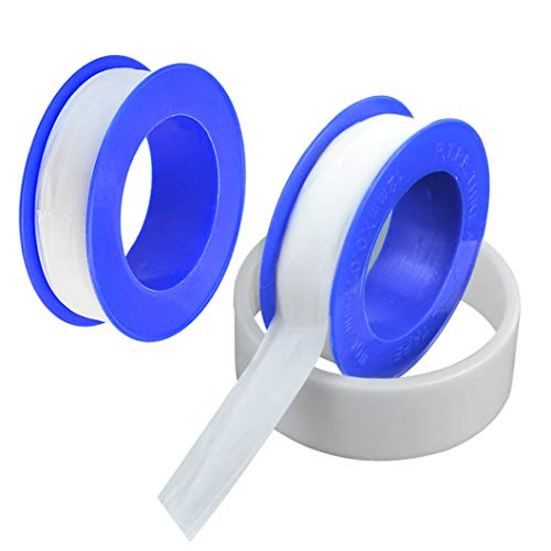 30 Rolls Thread Seal Tapes, Teflon Tape 1/2 Ptfe Pipe Sealant Tape Industrial Thread Sealants Plumbers Thread Tape For Leak Water, Plumbers, Plumbing, Air Head, Thread Pipe, 1/2" X394" White #TOP2