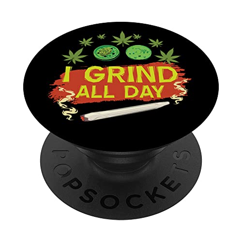 Weed Leaf Blunt Joint Party Marijuana Grind Called Science PopSockets Swappable PopGrip