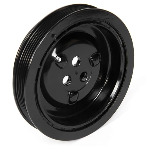 Image of clickmax Crankshaft Pulley Torsion Vibration Damper compatible with 2.2L & 2.4L Diesel Engines, Fits Transit Boxer Jumper