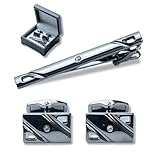 ネクタイピン カフス セット 箱付き タイピン メンズ シンプル プレゼント 結婚式 成人式 冠婚葬祭 父の日 ANY SELECT