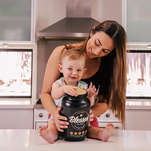 Blessed Vegan Protein Powder - Plant Based Protein Powder Meal Replacement Protein Shake, 23G Of Pea Protein Powder, Dairy Free, Gluten Free, Soy Free, No Sugar Added, 30 Servings (Chocolate Coconut) #TOP6