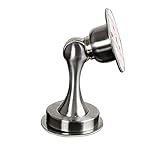 WHLIHUSU Magnetic Door Stops, Magnetic Door Stopper, NO Need to Drill, Premium Stainless Steel Door Catch Holder Tools with 3M Double Tapes for Home or Office, Silver