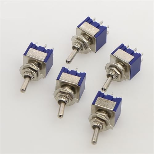 Mini interruptor 3 posiciones DPDT para restaurar equipos de audio y modelismo pack de 5 3