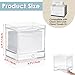 Sumnacon Disposable Face Towel Holder Acrylic Face Towel Storage Box with Drawer Compatible with Clean Skin Club Clean XL Wall Mounted Makeup Box Organizer for Bathroom,Vanity