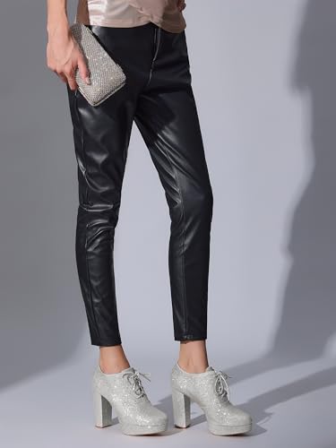 Perphy Lace up Chunky Heel Platform Glitter Ankle Booties for Women3