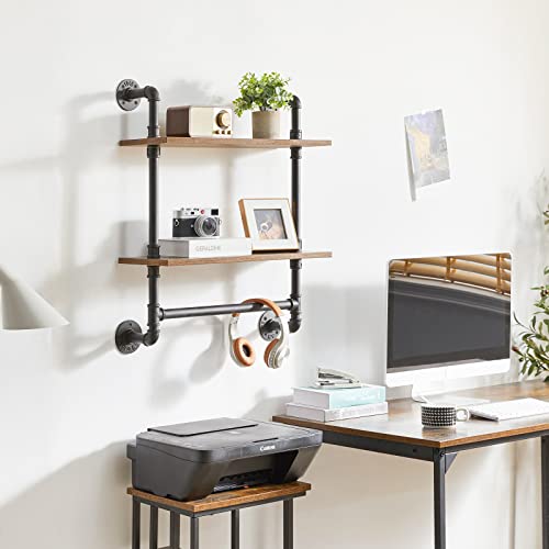 YMYNY 2-Tier Industrial Pipe Wall Mount Shelves, Rustic Storage Shelves, Floating Shelves, Wall Mount Bookshelf, Kitchen Spice Rack, for Bedroom, Kitchen, Living Room, Bathroom HRF-TM014 steampunk buy now online YMYNY 2-Tier Industrial Pipe Wall Mount Shelves, Rustic Storage Shelves, Floating Shelves, Wall Mount Bookshelf, Kitchen Spice Rack, for Bedroom, Kitchen, Living Room, Bathroom HRF-TM014 steampunk buy now online