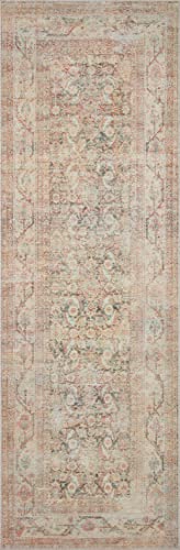 Loloi Ii Adrian Collection Adr-01 Natural/Apricot 2'-6" X 12'-0" Runner Rug #TOP3
