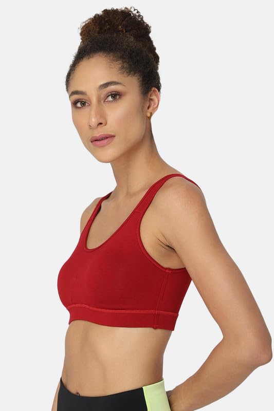 Image of Intimacy Active Sports Bra for Women Medium Coverage, Non-Wired, Non-Padded, Seamless, Stretchable Comfortable Support Activewear for Women