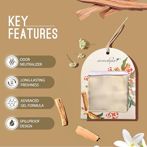Image of Aromahpure Gel Wink Hanging Car Perfume - Lavender, Lemon, Musk | Pack of 3 | Long-Lasting Gel Based Car Air Freshener | Car Accessories | Last Up to 30 Days