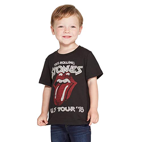 Toddler Boys' The Rolling Stones, U.S. Tour '78 Short Sleeve Graphic T-Shirt (Black)