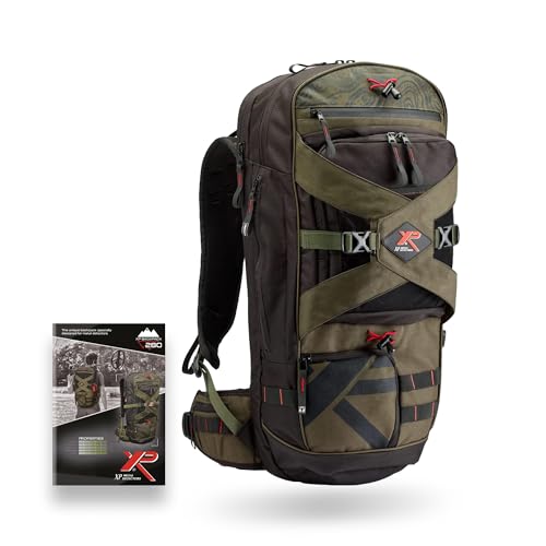 XP METAL DETECTORS Backpack 280 robust, unique and specially designed for metal detectors - ergonomic and convinient with More than 10 dedicated pockets and compartements (XPBACKPACK)
