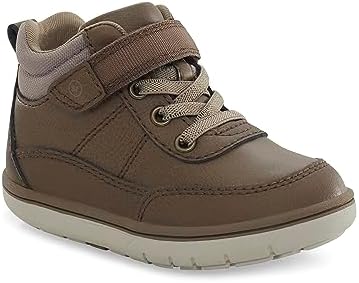 Stride Rite SRT Braxton Sneaker, Espresso, 9.5 Wide US Unisex Little Kid Review | Image 5