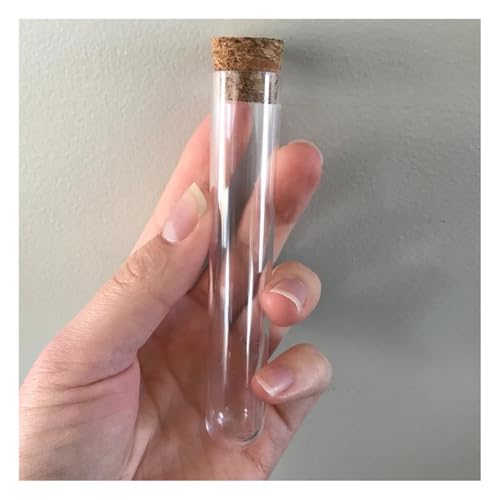 Tubes à essai en plastique à fond U pour conserver les épices à l'abri de l'humidité