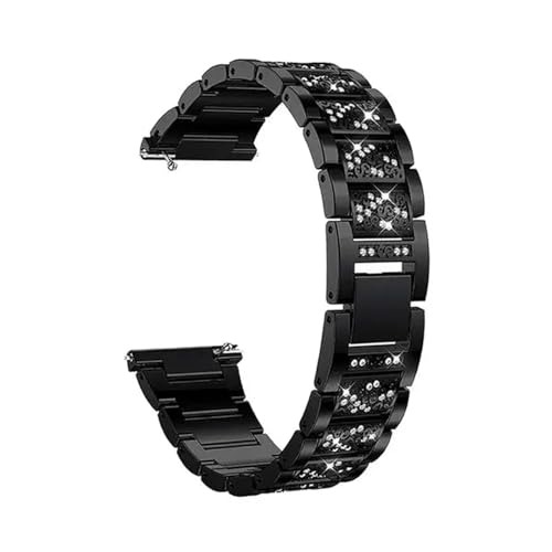 [PLYYQZM] Hua wei �ɍ��� Watch GT6�p 18mm 22mm ���f�B�[�X�t�@�b�V�����o���h 41mm 46mm ���^���u���X���b�g,GT6Pro GT5 GT4 GT3 �ɍ��� �����p�X�g���b�v�ɓK��(Black,For GT5-G