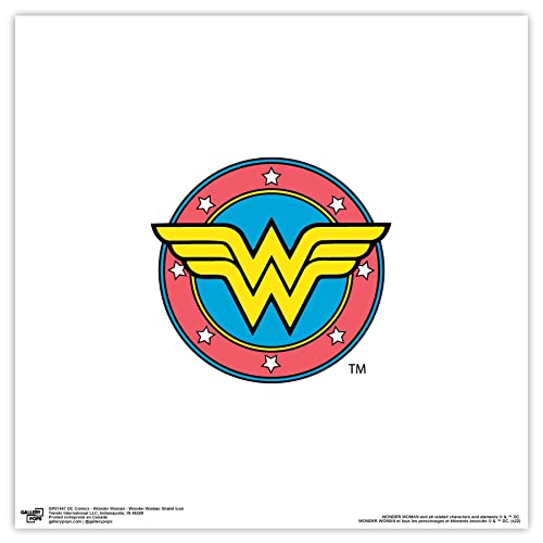 Affiche murale Wonder Woman DC Comics Gallery Pops - Poster carré 30,5 x 30,5 cm sans cadre