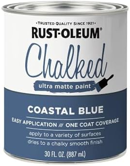 Rust-Oleum Coastal Blue Chalked All-in-One Ultra Matte Paint | On...