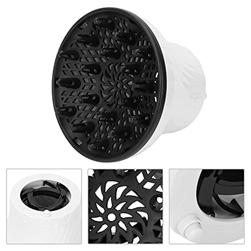 YEmirth Difusor de cabelo, secador de cabelo difusor, equipamento de borracha, antiarranhões, unifor