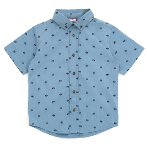 Marvel Spider-Man Button Down Shirt Twill Pants Suspenders and Bow-Tie 4 Piece Outfit Set Infant to Little Kid4