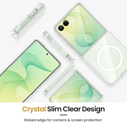 VEGO for Z Flip 8 Case[Compatible with MagSafe] with Screen Protector,Clear by VEGO - Used condition - Image 4