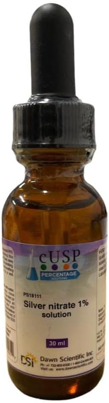 Solución de nitrato de plata 1% 1.0 fl oz - Grado de laboratorio
