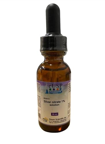 Silver Nitrate Solution 1% 30ml - Laboratory Grade