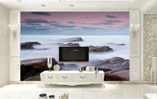 Papier peint panoramique paysage rocheux rouge 430x300 cm