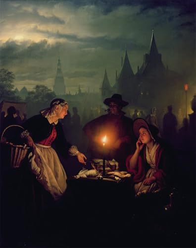 Affiche toile Petrus Van Schendel pour sublimer votre décoration de bureau