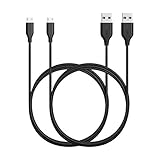 Anker Powerline Micro USB Kabel [4-Pack] 0.3m Ladekabel, Einer Lebensdauer von 10,000+ Biegungen für Samsung, Nexus, LG, Motorola, Android Smartphones und weitere (Schwarz)